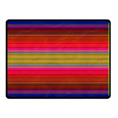 Fiesta Stripe Bright Colorful Neon Stripes Cinco De Mayo Background Double Sided Fleece Blanket (small)  by Simbadda