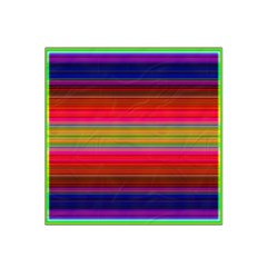 Fiesta Stripe Bright Colorful Neon Stripes Cinco De Mayo Background Satin Bandana Scarf by Simbadda