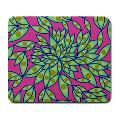 Big Growth Abstract Floral Texture Large Mousepads by Simbadda