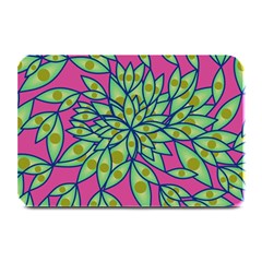 Big Growth Abstract Floral Texture Plate Mats by Simbadda