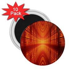 Abstract Wallpaper With Glowing Light 2 25  Magnets (10 Pack) 