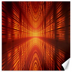 Abstract Wallpaper With Glowing Light Canvas 20  X 20   by Simbadda