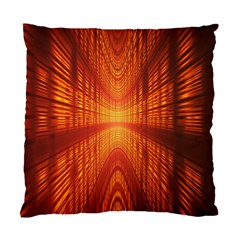 Abstract Wallpaper With Glowing Light Standard Cushion Case (two Sides) by Simbadda