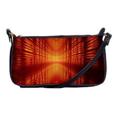 Abstract Wallpaper With Glowing Light Shoulder Clutch Bags by Simbadda