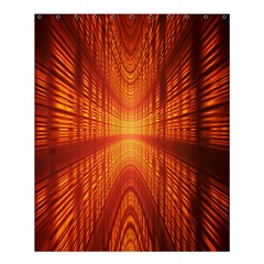 Abstract Wallpaper With Glowing Light Shower Curtain 60  X 72  (medium)  by Simbadda