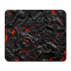 Volcanic Lava Background Effect Large Mousepads by Simbadda