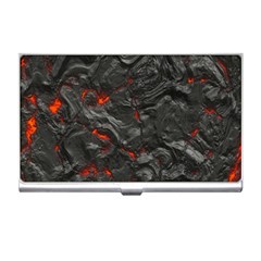 Volcanic Lava Background Effect Business Card Holders by Simbadda