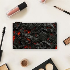 Volcanic Lava Background Effect Cosmetic Bag (small)  by Simbadda