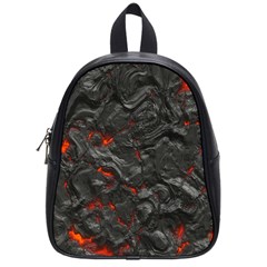 Volcanic Lava Background Effect School Bags (small)  by Simbadda