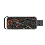 Volcanic Lava Background Effect Portable USB Flash (One Side) Front