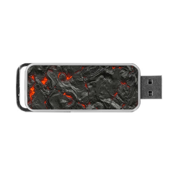 Volcanic Lava Background Effect Portable USB Flash (One Side)