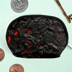 Volcanic Lava Background Effect Accessory Pouches (medium)  by Simbadda