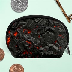 Volcanic Lava Background Effect Accessory Pouches (large)  by Simbadda