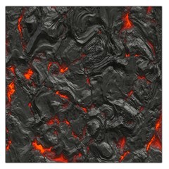 Volcanic Lava Background Effect Large Satin Scarf (square) by Simbadda