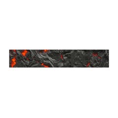 Volcanic Lava Background Effect Flano Scarf (mini) by Simbadda