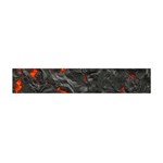 Volcanic Lava Background Effect Flano Scarf (Mini) Front