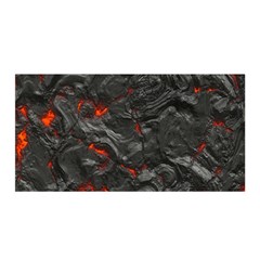 Volcanic Lava Background Effect Satin Wrap by Simbadda