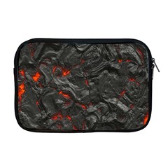 Volcanic Lava Background Effect Apple Macbook Pro 17  Zipper Case by Simbadda