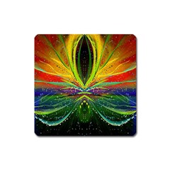 Future Abstract Desktop Wallpaper Square Magnet by Simbadda