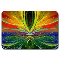 Future Abstract Desktop Wallpaper Large Doormat  by Simbadda