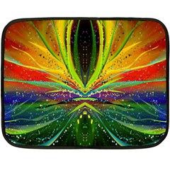 Future Abstract Desktop Wallpaper Double Sided Fleece Blanket (mini)  by Simbadda