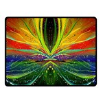 Future Abstract Desktop Wallpaper Double Sided Fleece Blanket (Small)  45 x34  Blanket Back