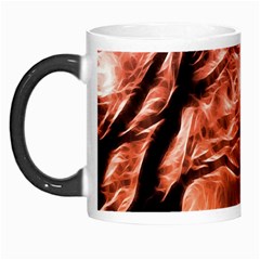 Fire In The Forest Artistic Reproduction Of A Forest Photo Morph Mugs by Simbadda