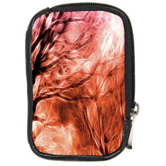 Fire In The Forest Artistic Reproduction Of A Forest Photo Compact Camera Cases by Simbadda