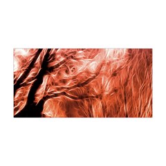 Fire In The Forest Artistic Reproduction Of A Forest Photo Yoga Headband by Simbadda