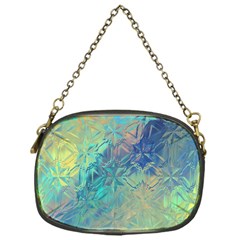 Colorful Patterned Glass Texture Background Chain Purses (one Side)  by Simbadda