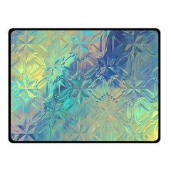 Colorful Patterned Glass Texture Background Fleece Blanket (small) by Simbadda