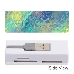 Colorful Patterned Glass Texture Background Memory Card Reader (stick)  by Simbadda