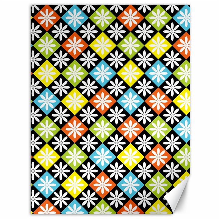 Diamond Argyle Pattern Colorful Diamonds On Argyle Style Canvas 36  x 48  