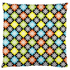 Diamond Argyle Pattern Colorful Diamonds On Argyle Style Standard Flano Cushion Case (two Sides) by Simbadda