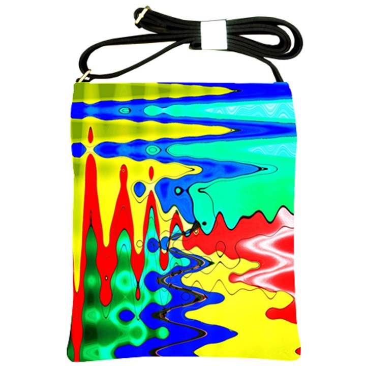 Bright Colours Abstract Shoulder Sling Bags