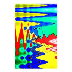 Bright Colours Abstract Shower Curtain 48  X 72  (small)  by Simbadda