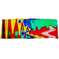 Bright Colours Abstract Body Pillow Case Dakimakura (two Sides) by Simbadda