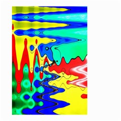 Bright Colours Abstract Small Garden Flag (two Sides) by Simbadda