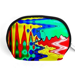 Bright Colours Abstract Accessory Pouches (medium)  by Simbadda