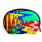 Bright Colours Abstract Accessory Pouches (Large)  Front