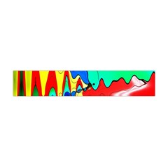 Bright Colours Abstract Flano Scarf (mini) by Simbadda