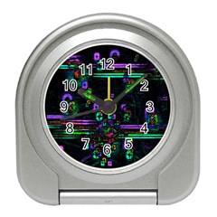 Digital Painting Colorful Colors Light Travel Alarm Clocks by Simbadda