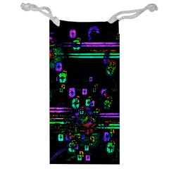 Digital Painting Colorful Colors Light Jewelry Bag by Simbadda