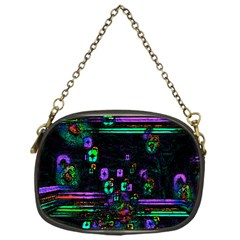 Digital Painting Colorful Colors Light Chain Purses (one Side)  by Simbadda