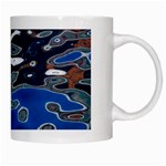 Colorful Reflections In Water White Mugs Right