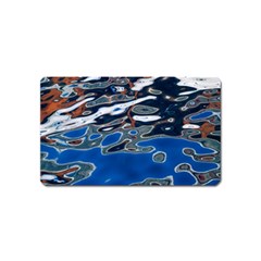 Colorful Reflections In Water Magnet (name Card) by Simbadda