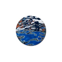 Colorful Reflections In Water Golf Ball Marker (10 Pack) by Simbadda