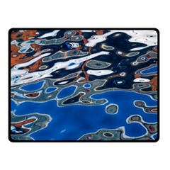 Colorful Reflections In Water Fleece Blanket (small) by Simbadda