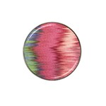 Rectangle Abstract Background In Pink Hues Hat Clip Ball Marker Front