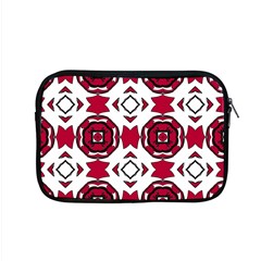 Seamless Abstract Pattern With Red Elements Background Apple Macbook Pro 15  Zipper Case by Simbadda